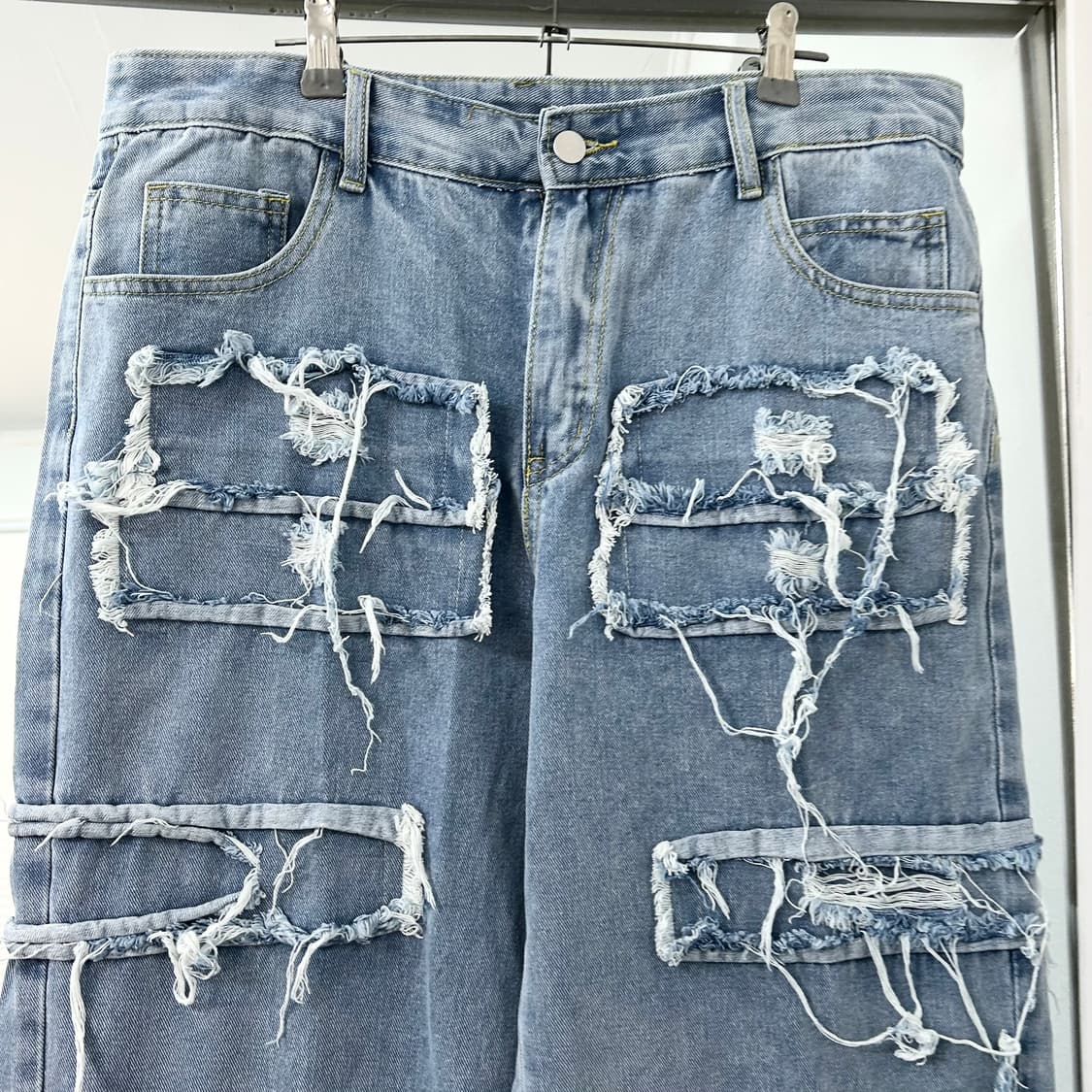 그런치 패치워크 데님 팬츠 상품이미지6