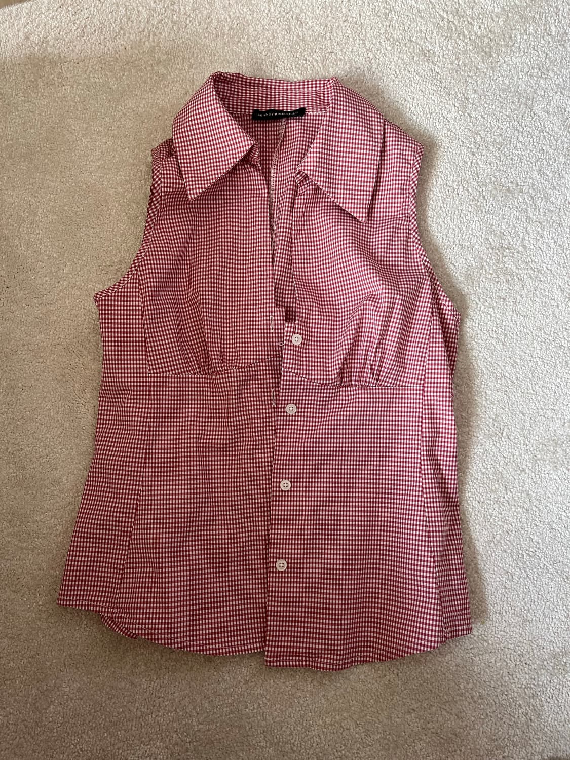 브랜디멜빌 체크 블라우스 상품이미지1