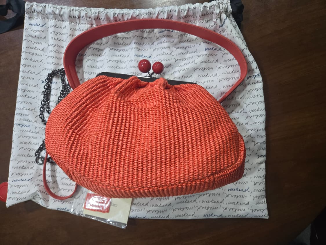 막스마라 파스티치노 라피아라이크 오렌지 상품이미지7