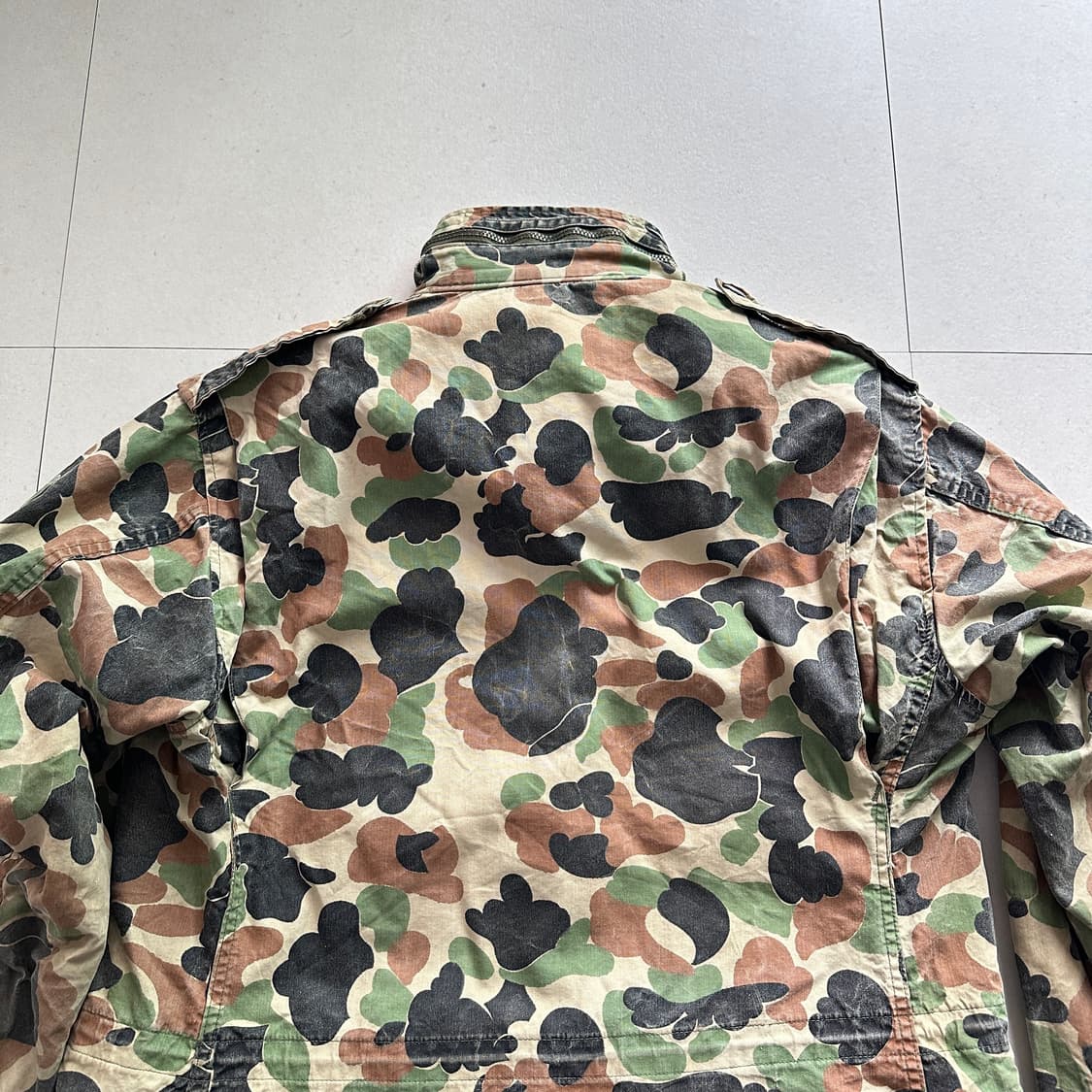 70s SO-SEW 제작 덕카모 프로그스킨 패턴 M65 필드자켓 상품이미지8