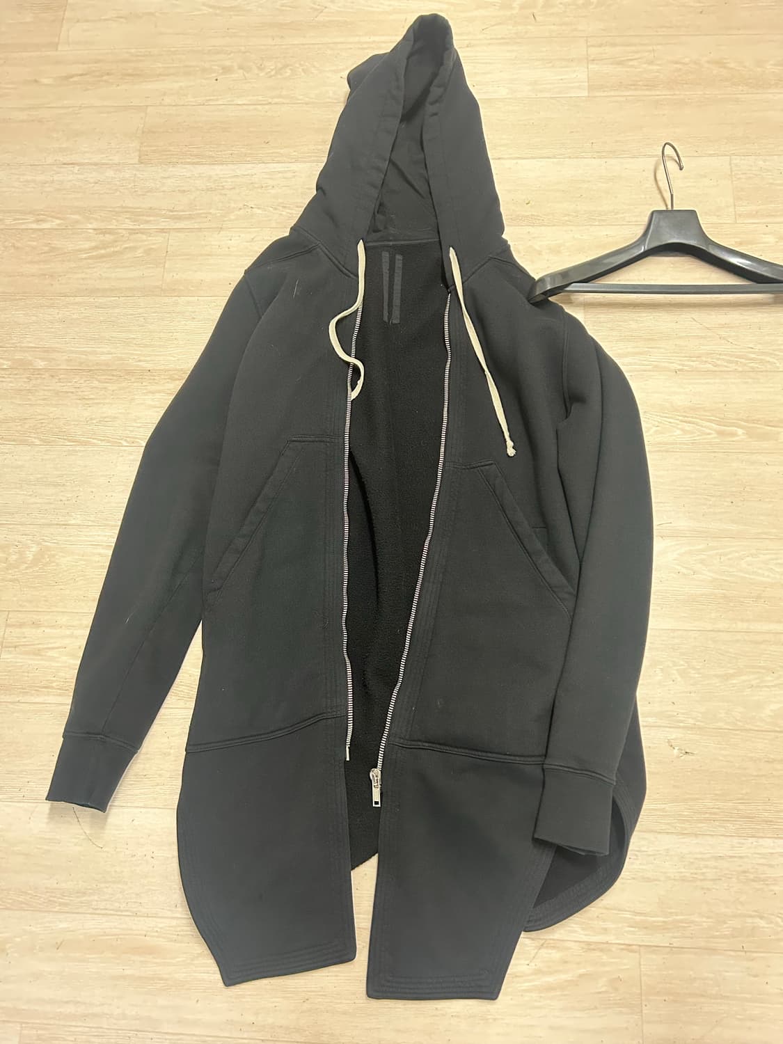 릭오웬스 롱 후드집업 판매합니다 상품이미지1