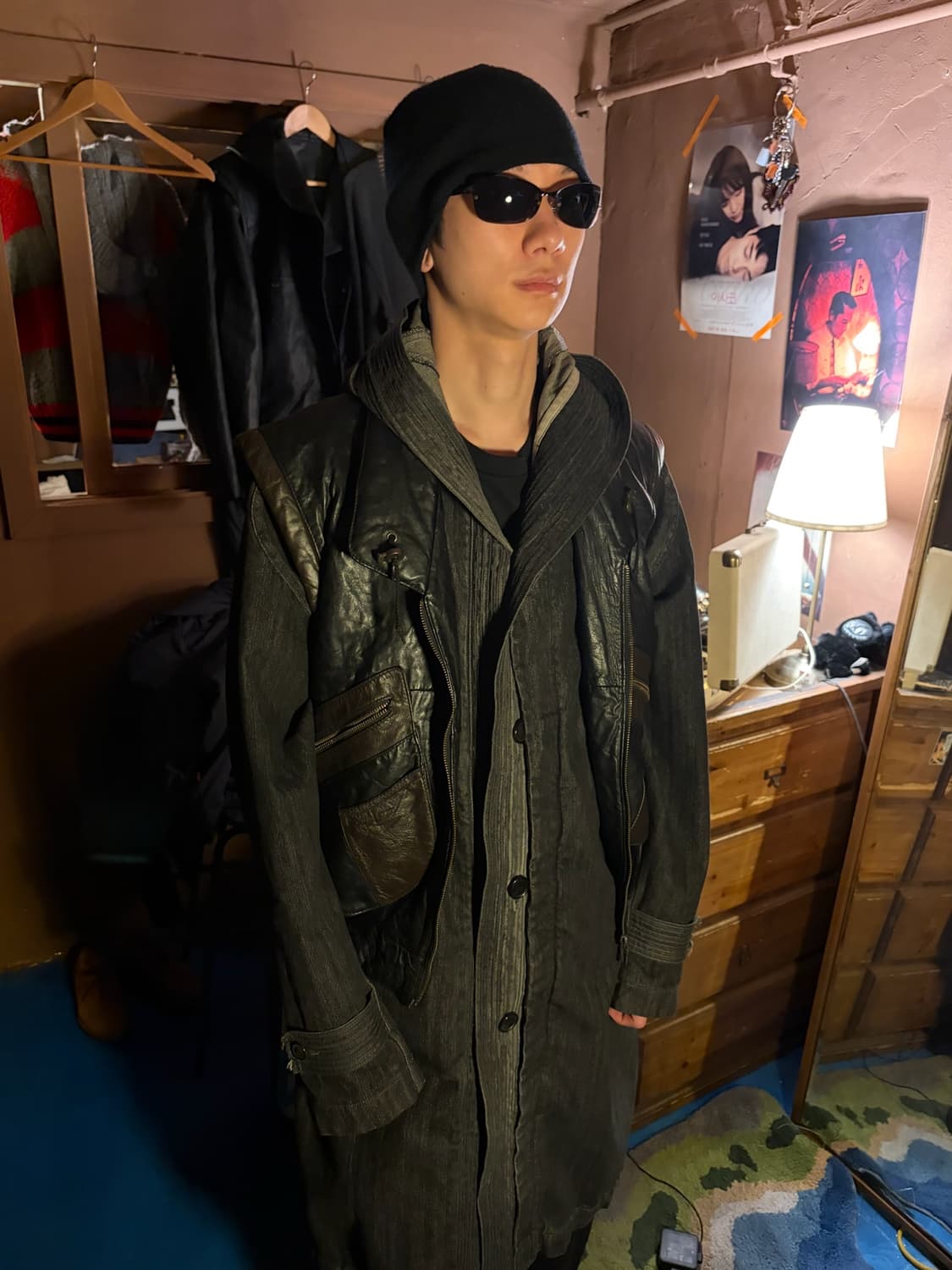 00S KOREAN VINTAGE LEATHER DYSTOPIA VEST 상품이미지2