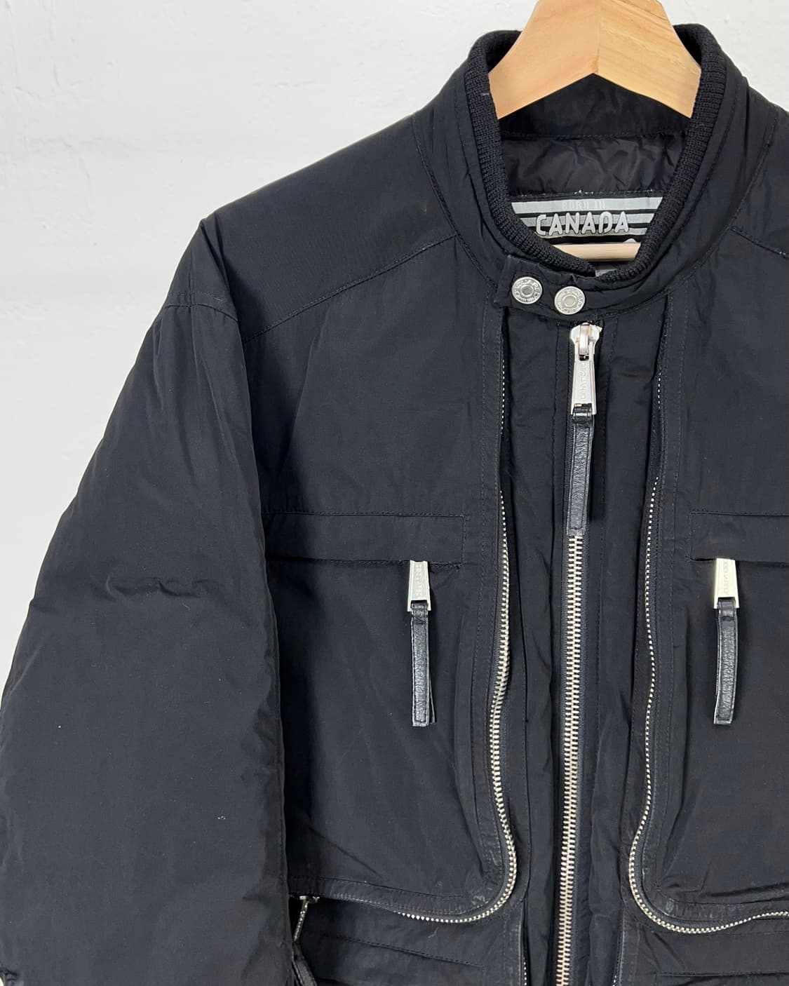 디스퀘어드2 블랙 유틸리티 플레이트 패디드 자켓 상품이미지2