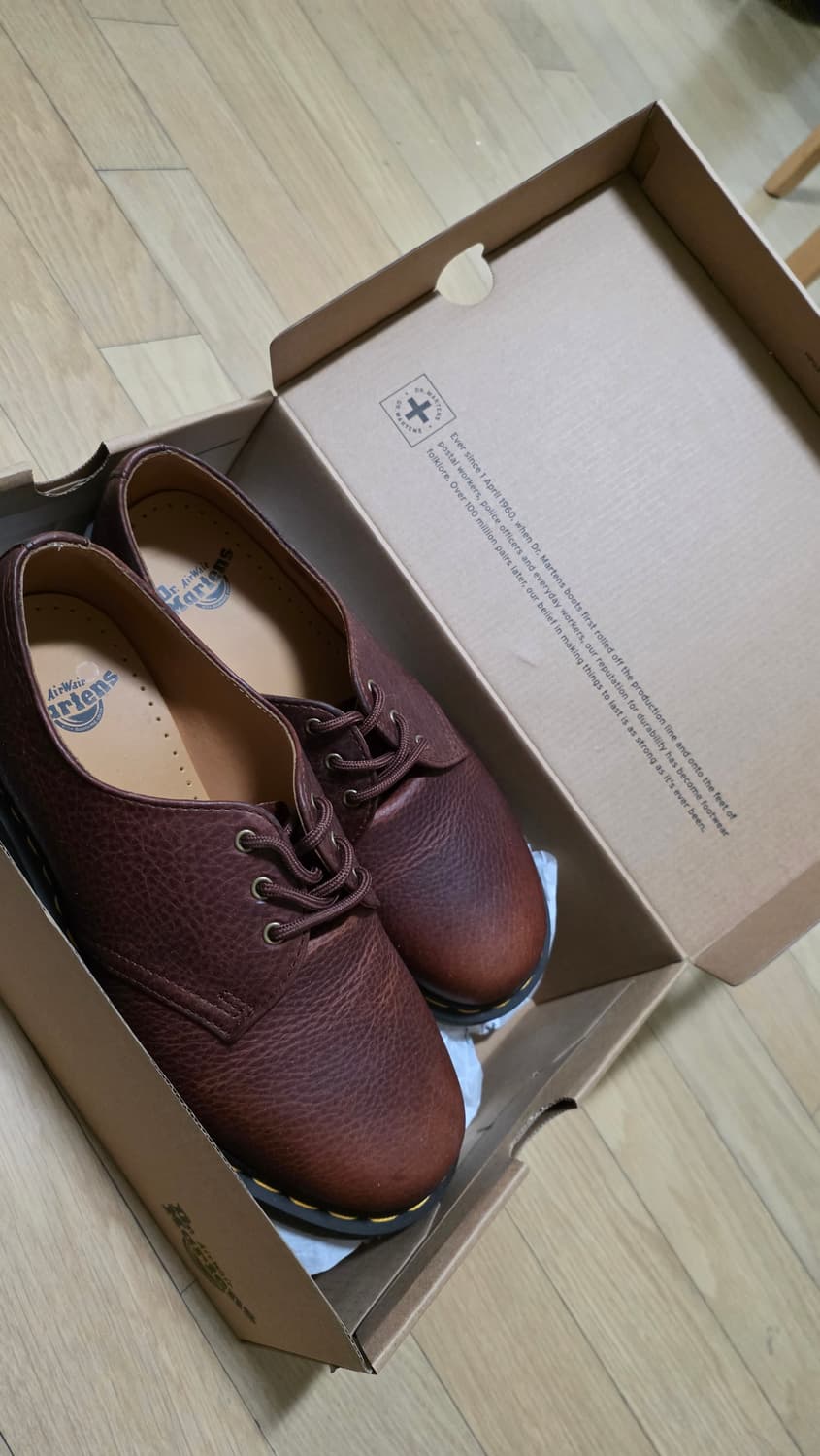 닥터마틴 1461 앰버서더 브라운 상품이미지4