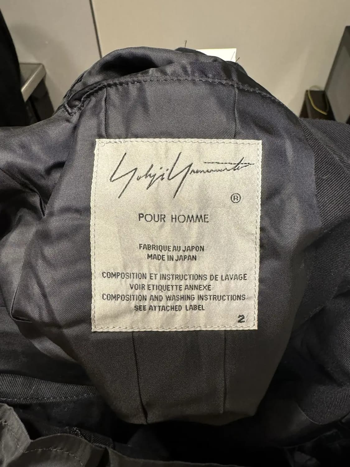 요지 야마모토 뿌르옴므 ss19 블레이저 상품이미지4