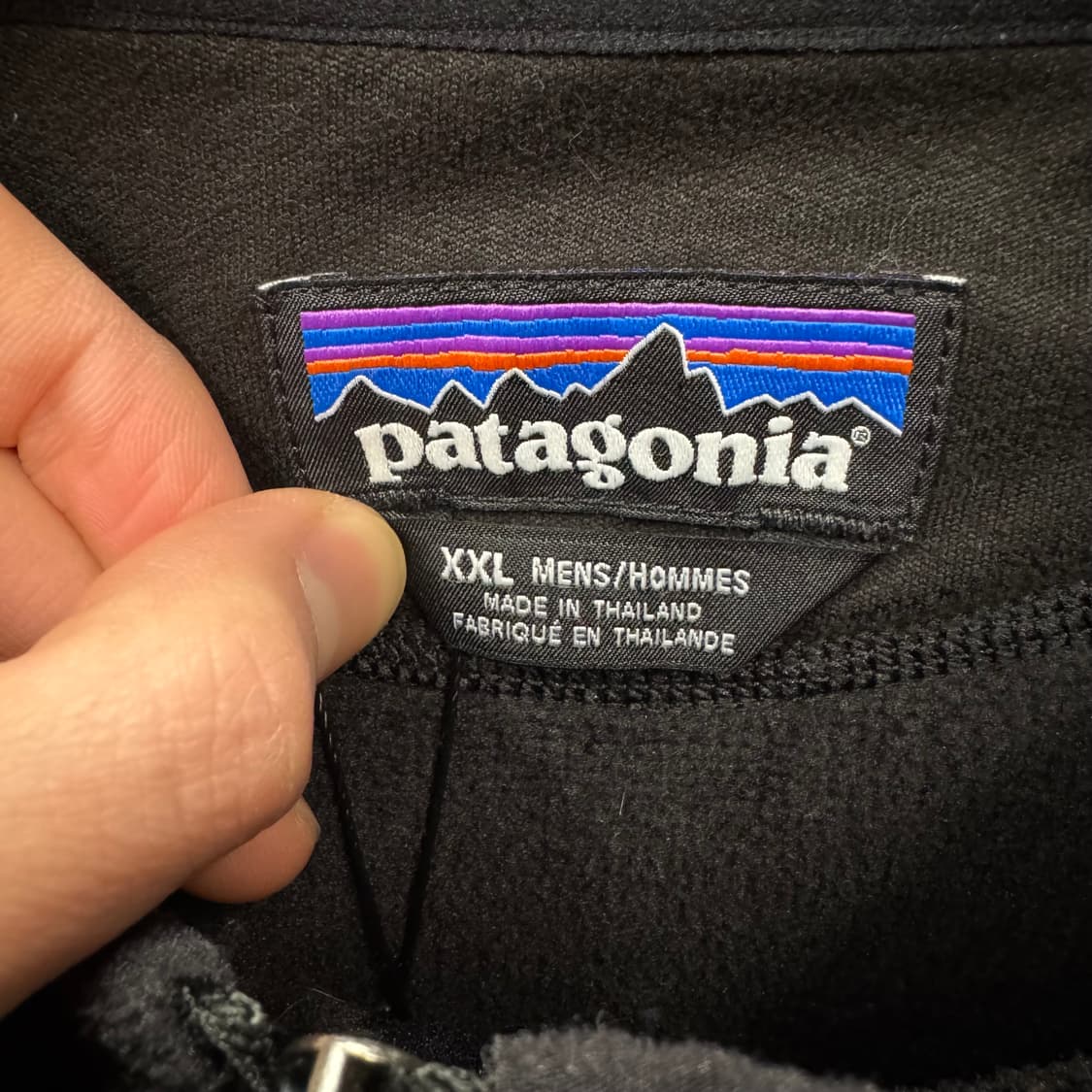 파타고니아 베터 스웨터 후드 집업 전면 집업 포켓 포인트 블랙 상품이미지6