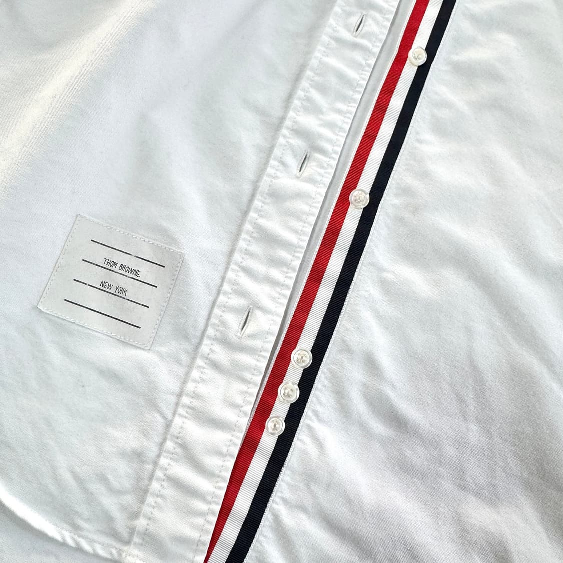 톰브라운 히든삼선 클래식 옥스퍼드 셔츠 상품이미지4