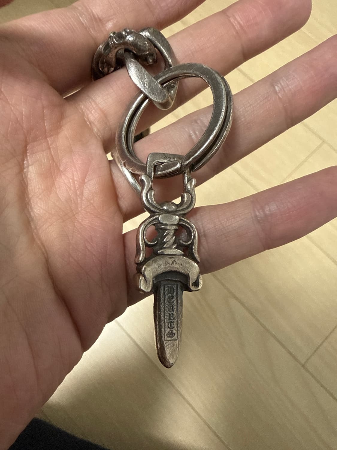 [5링크] 크롬하츠 클립 팬시 대거참 키링 오리지널 M대거 상품이미지4