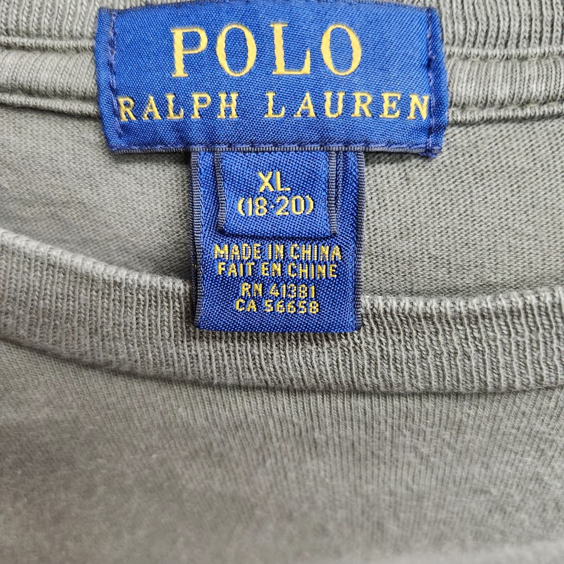 폴로랄프로렌 레드포니 올리브카키 반팔티 M(남여공용) 상품이미지5