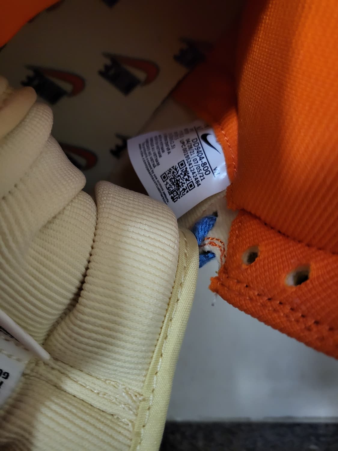 나이키 덩크 하이 1985 sp 오렌지 블루 245 상품이미지10