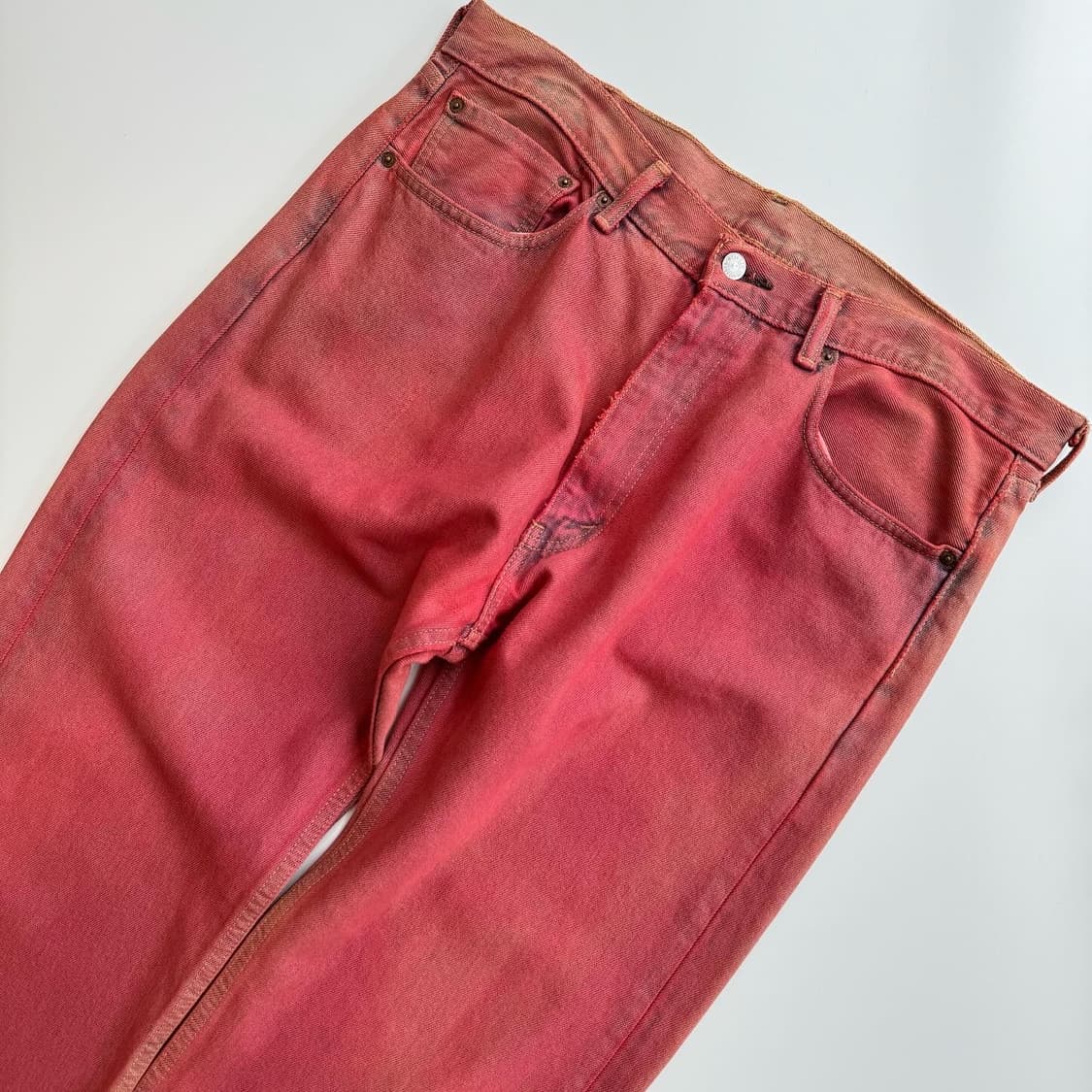 Levis 505  리바이스 505 워시드 데님팬츠 상품이미지4