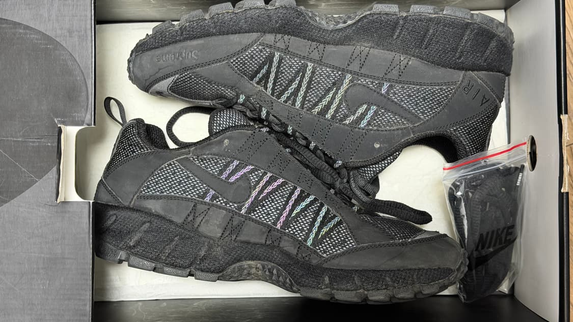 [275]나이키x슈프림 에어휴마라 블랙 (2017) 상품이미지7