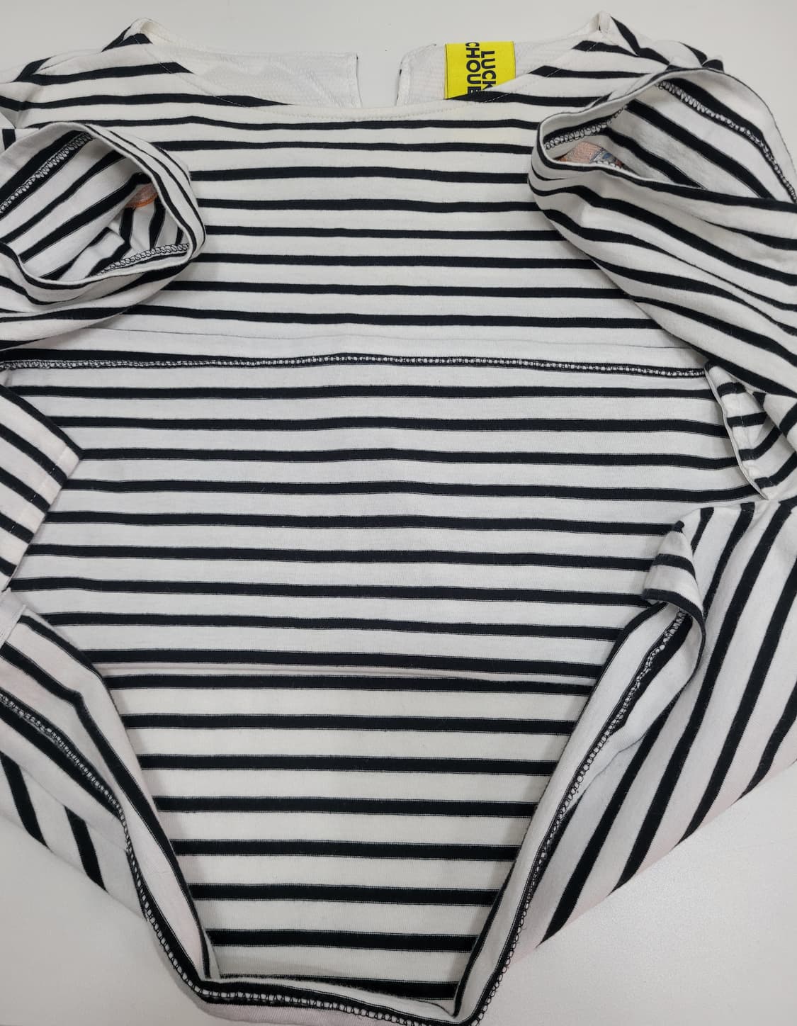 LUCKY CHOUETTE 20SS 럭키슈에뜨 보트넥 반팔티 / 여 F 상품이미지7