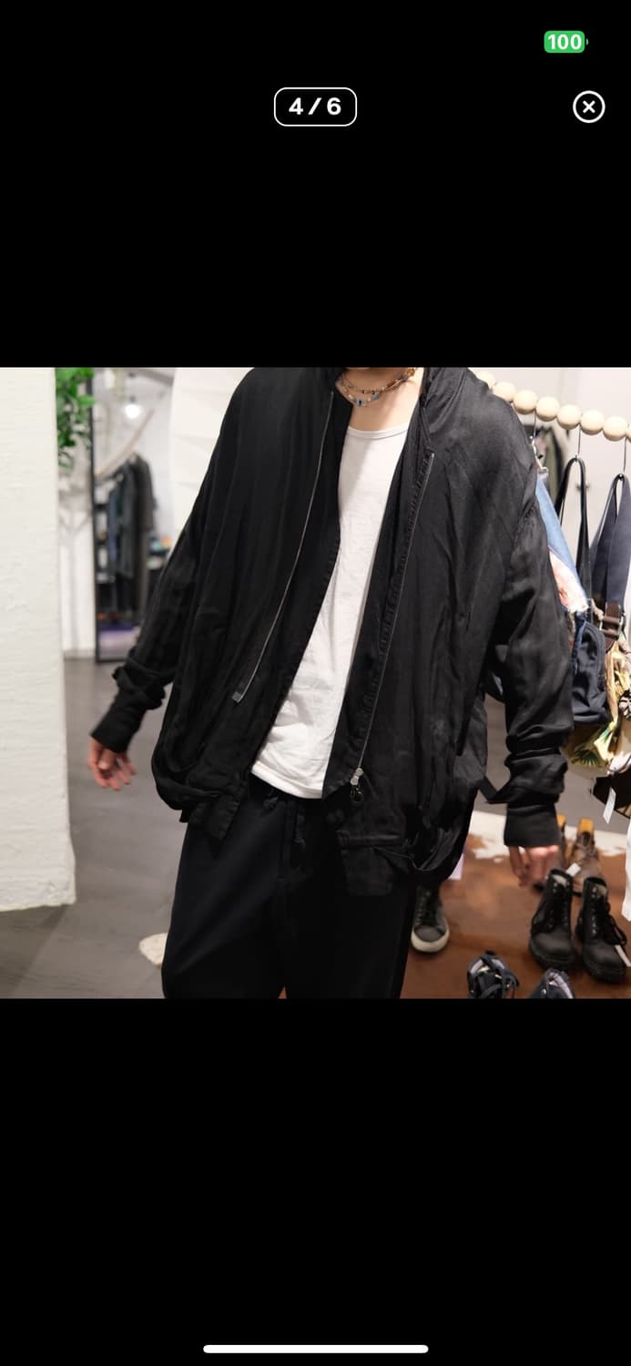 율리우스 20ss 비대칭 집업 자켓 상품이미지4