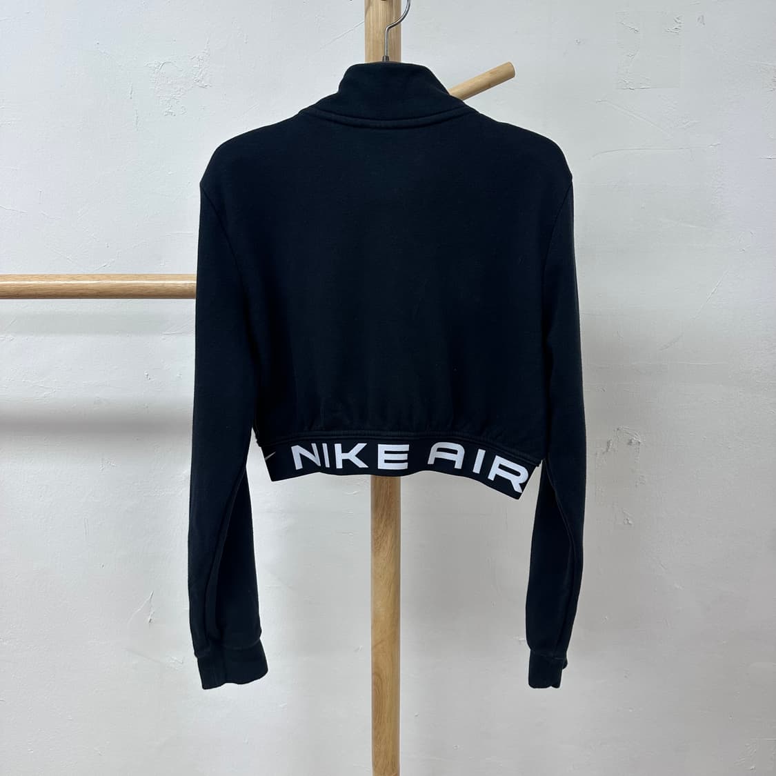 나이키 에어 여성 플리스 탑 크롭 반집업 M사이즈 J12 상품이미지6