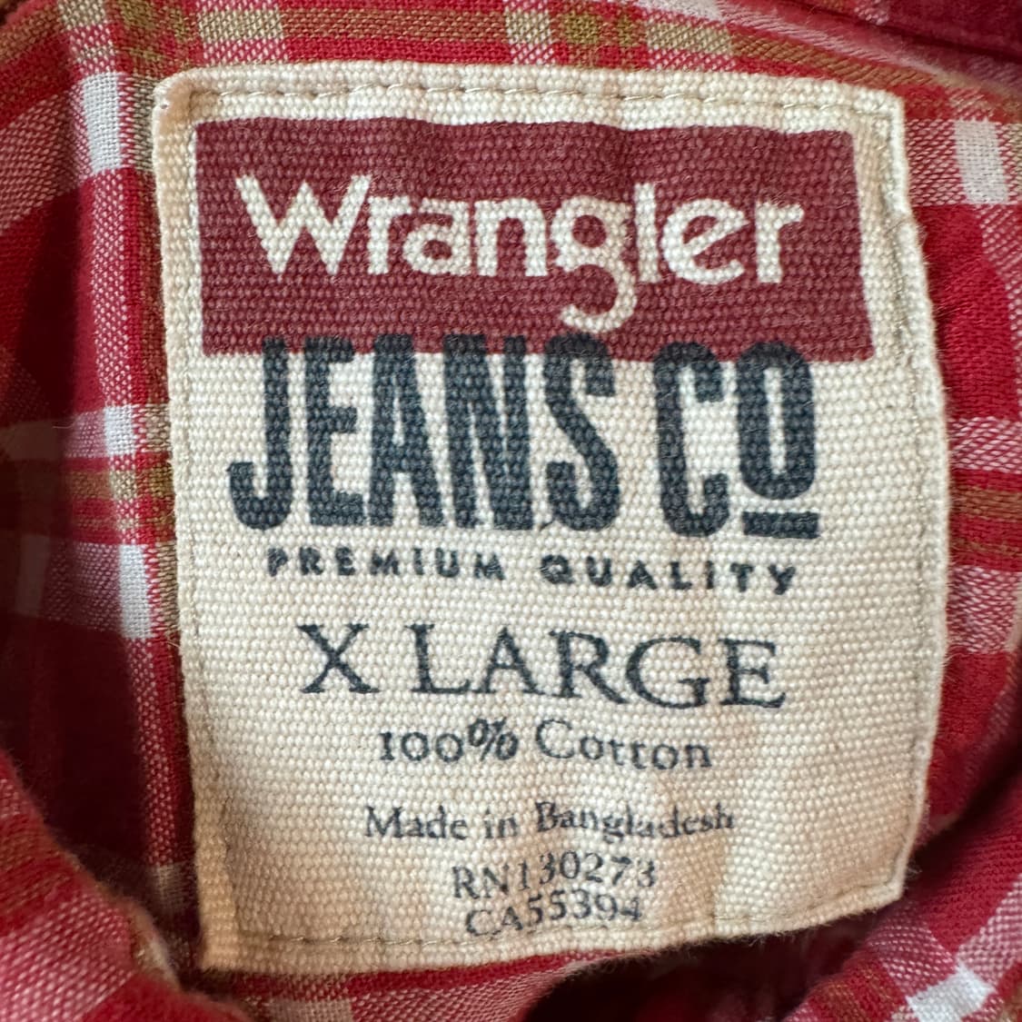 00s 랭글러 체크셔츠 상품이미지6