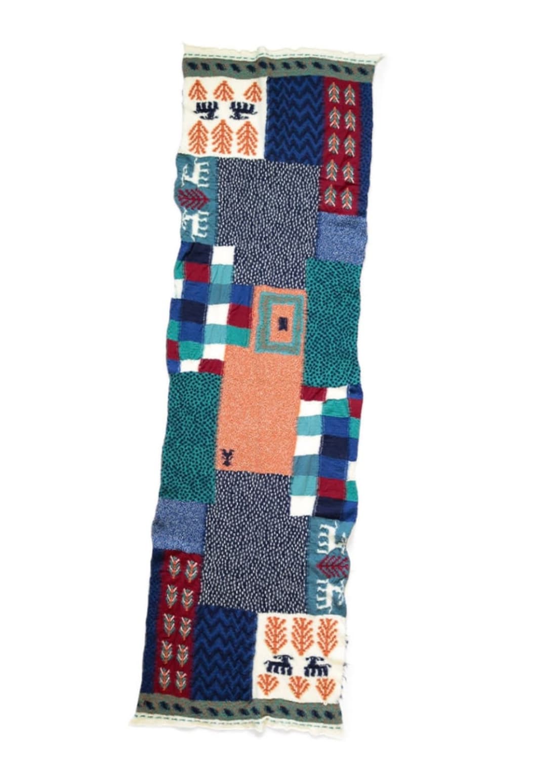 캐피탈 KAPITAL 축융양털 울 빌리지 마을 무라가베 머플러 상품이미지2