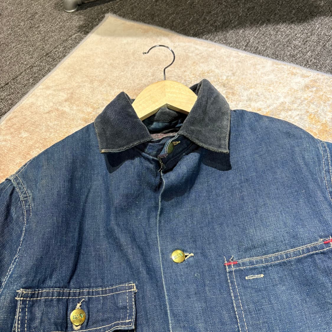 ELY USA 빈티지 포켓 헤비 워크자켓 상품이미지3