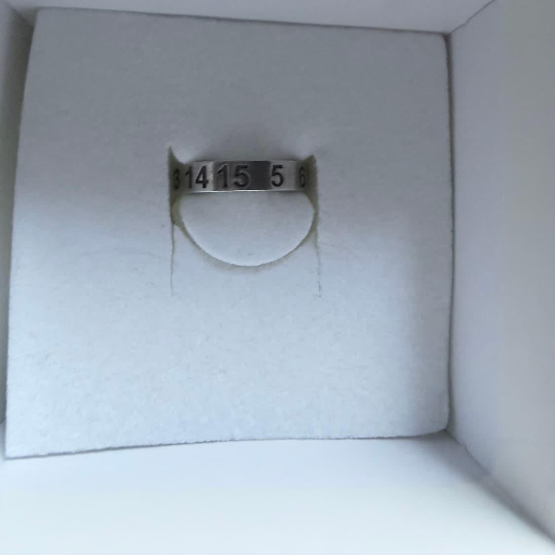 메종 마르지엘라 뉴메리컬 실버 링 실버 상품이미지4