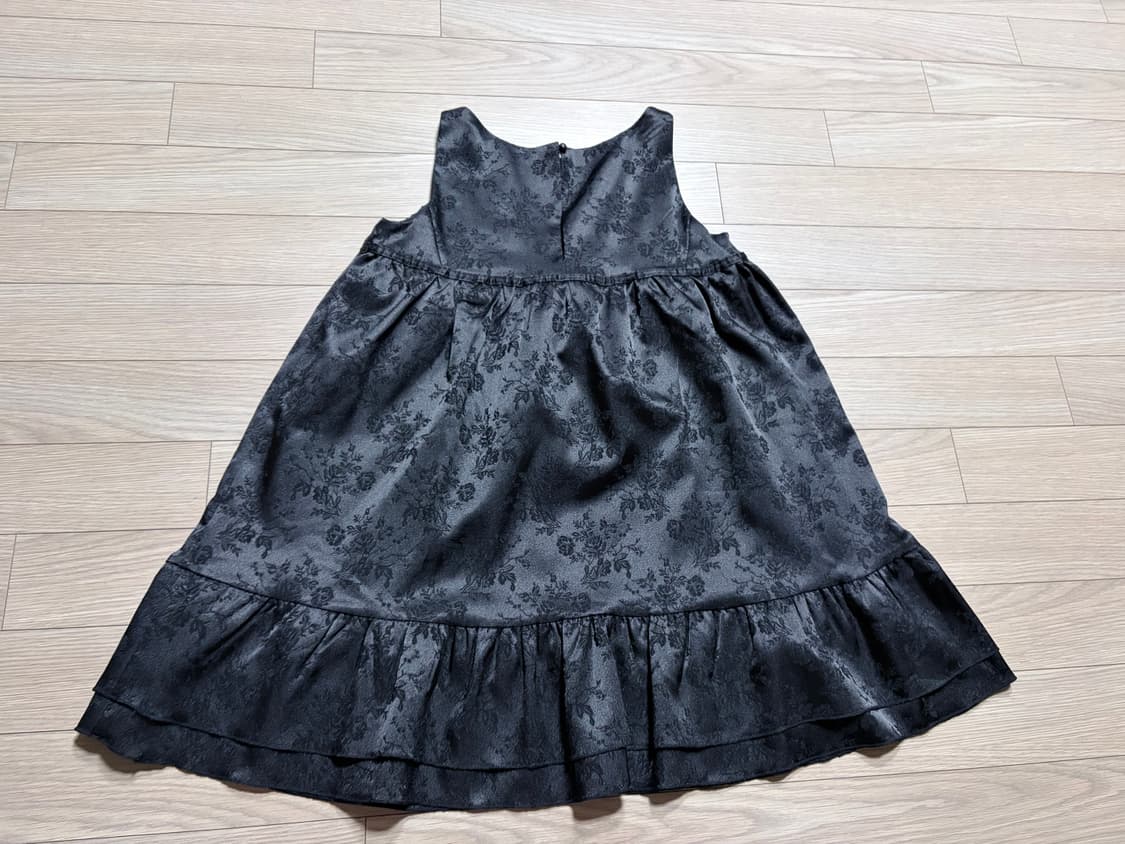카시코 Ribbon Balloon Dress Black s  상품이미지3