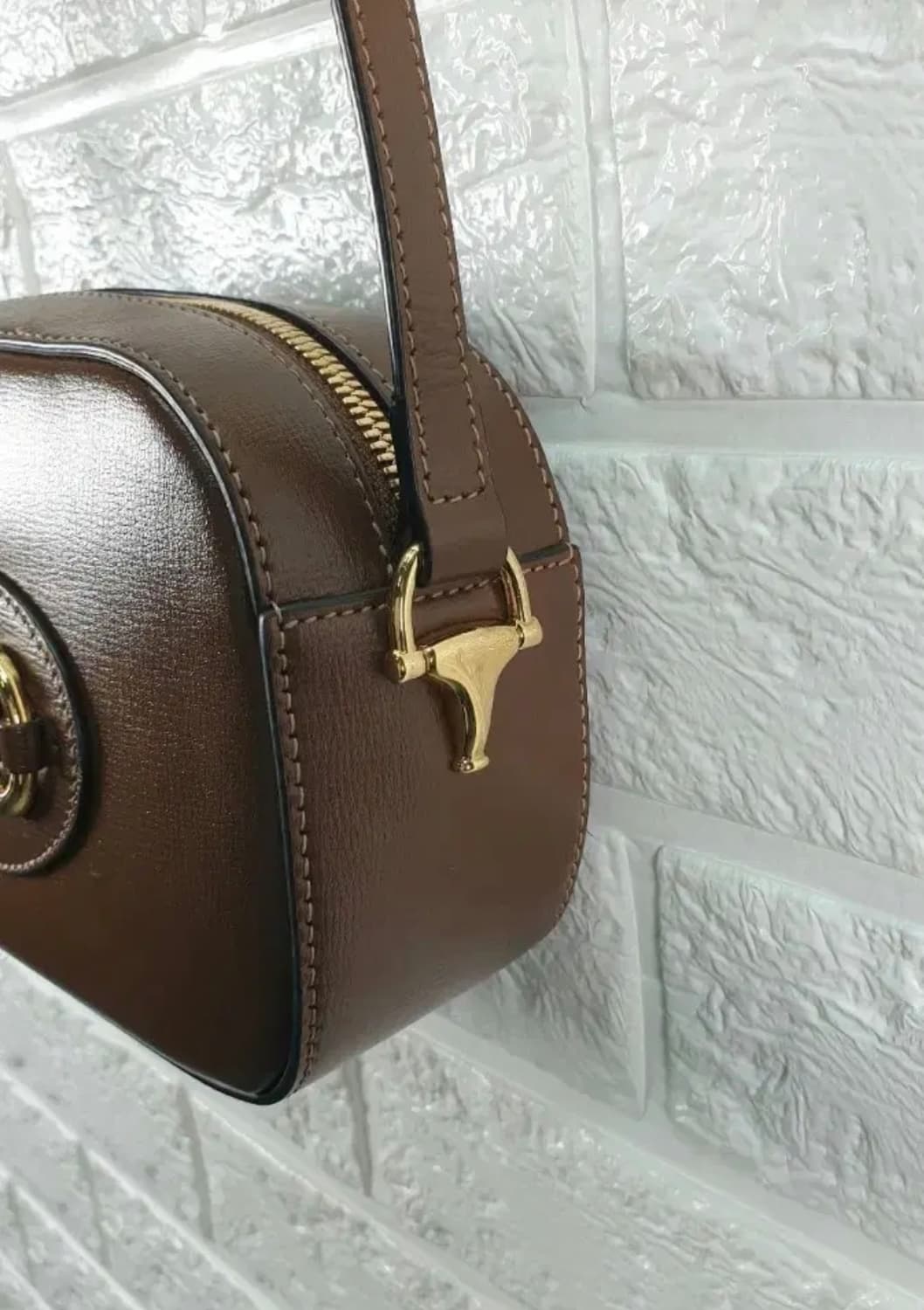 [정품]구찌 홀스빗 1955 스몰 카메라백 브라운 상품이미지4