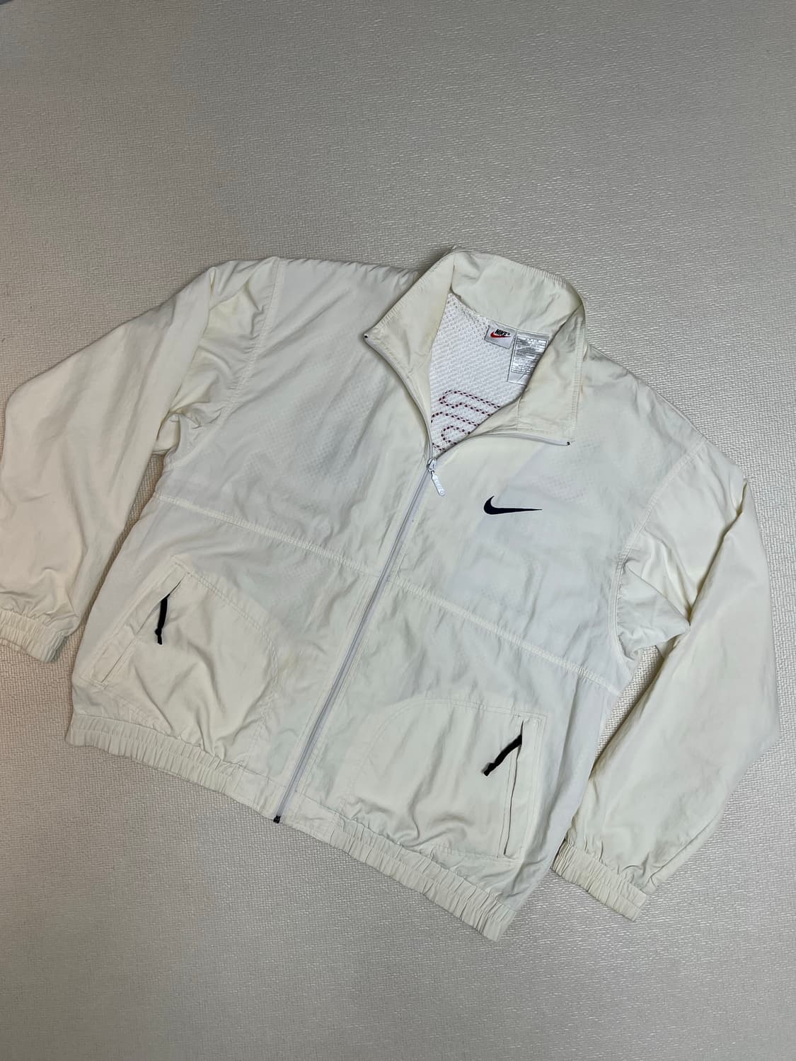 90s 빈티지 올드스쿨 나이키 USA빅로고 윈드브레이커 트랙점퍼 L 상품이미지5