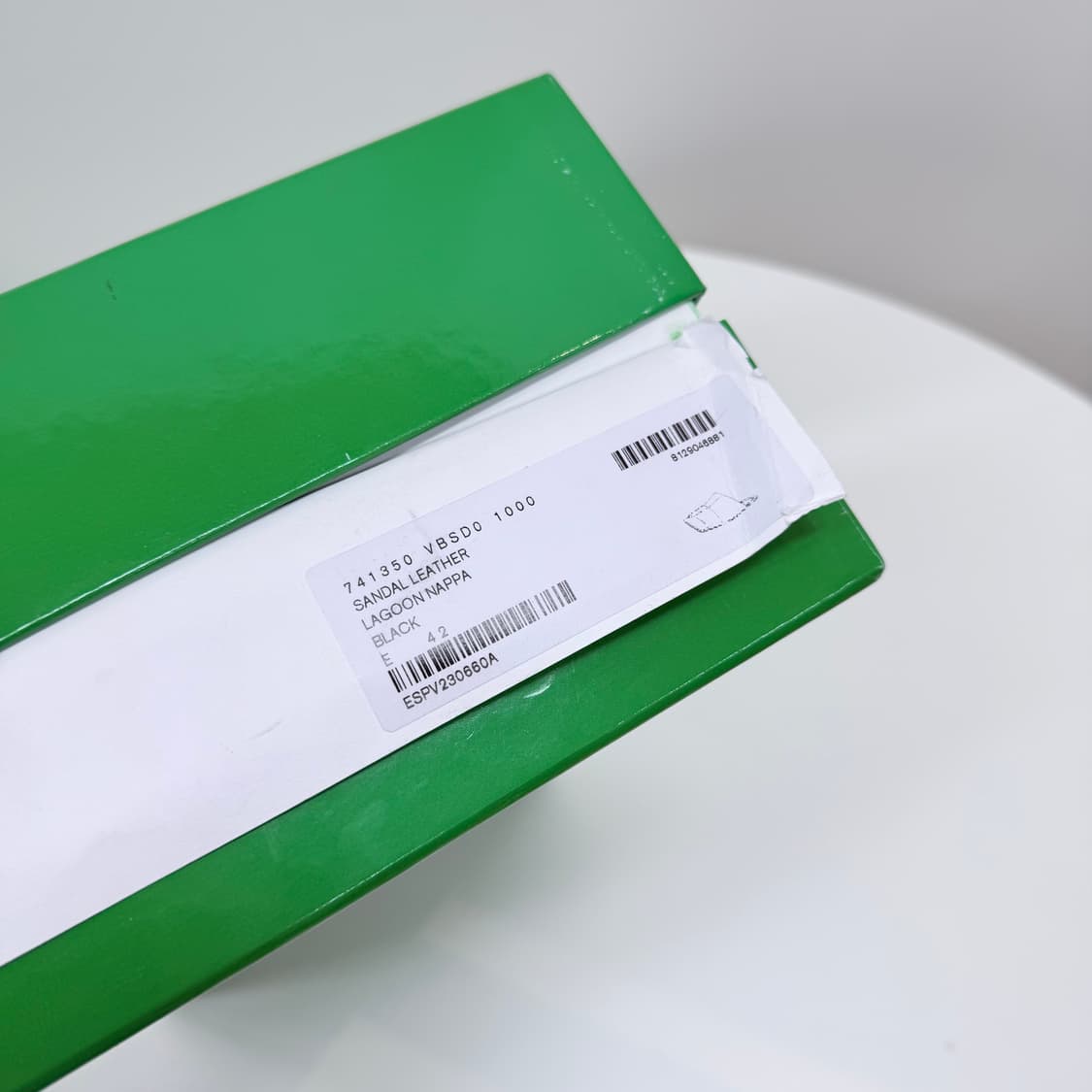 [S급/270] 보테가 베네타 패치 뮬 샌들 슬리퍼 블랙 상품이미지9