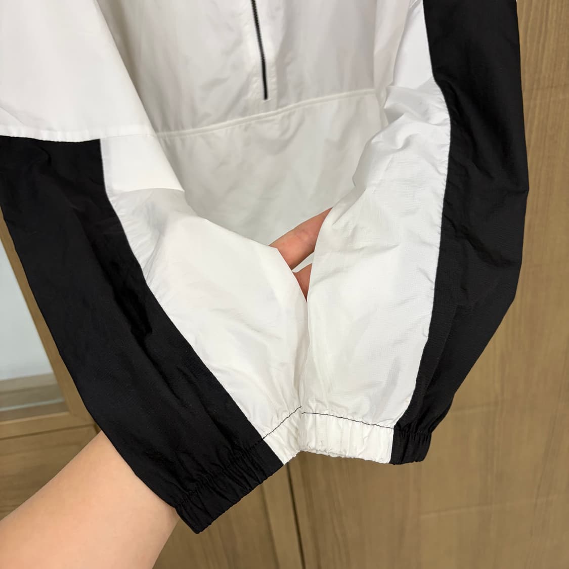 노스페이스 화이트라벨 화이트 경량 아노락 바람막이 (105/XL) 상품이미지4
