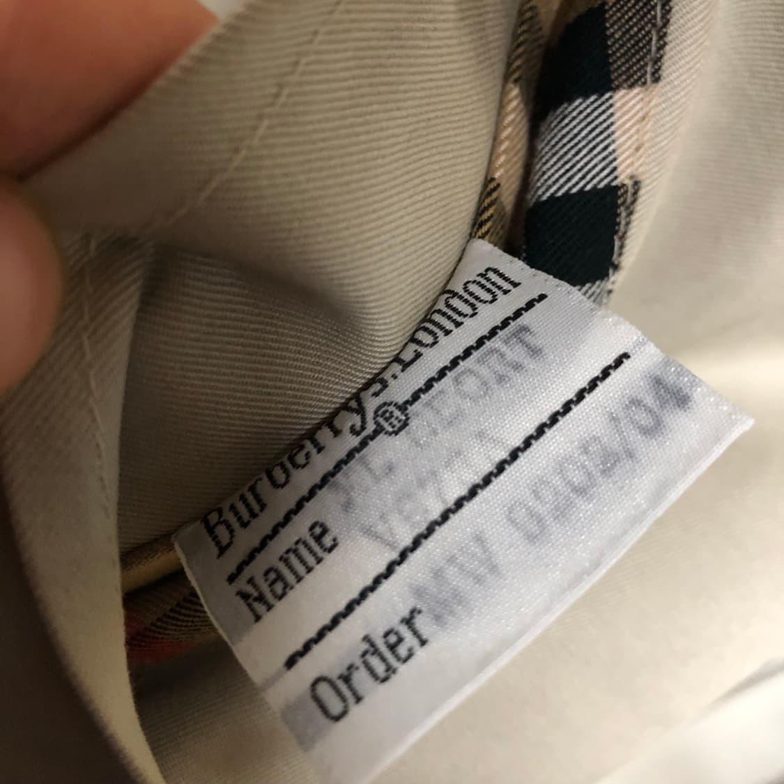 버버리 스윙톱 자켓 노바체크 남성용 블루종 상품이미지6