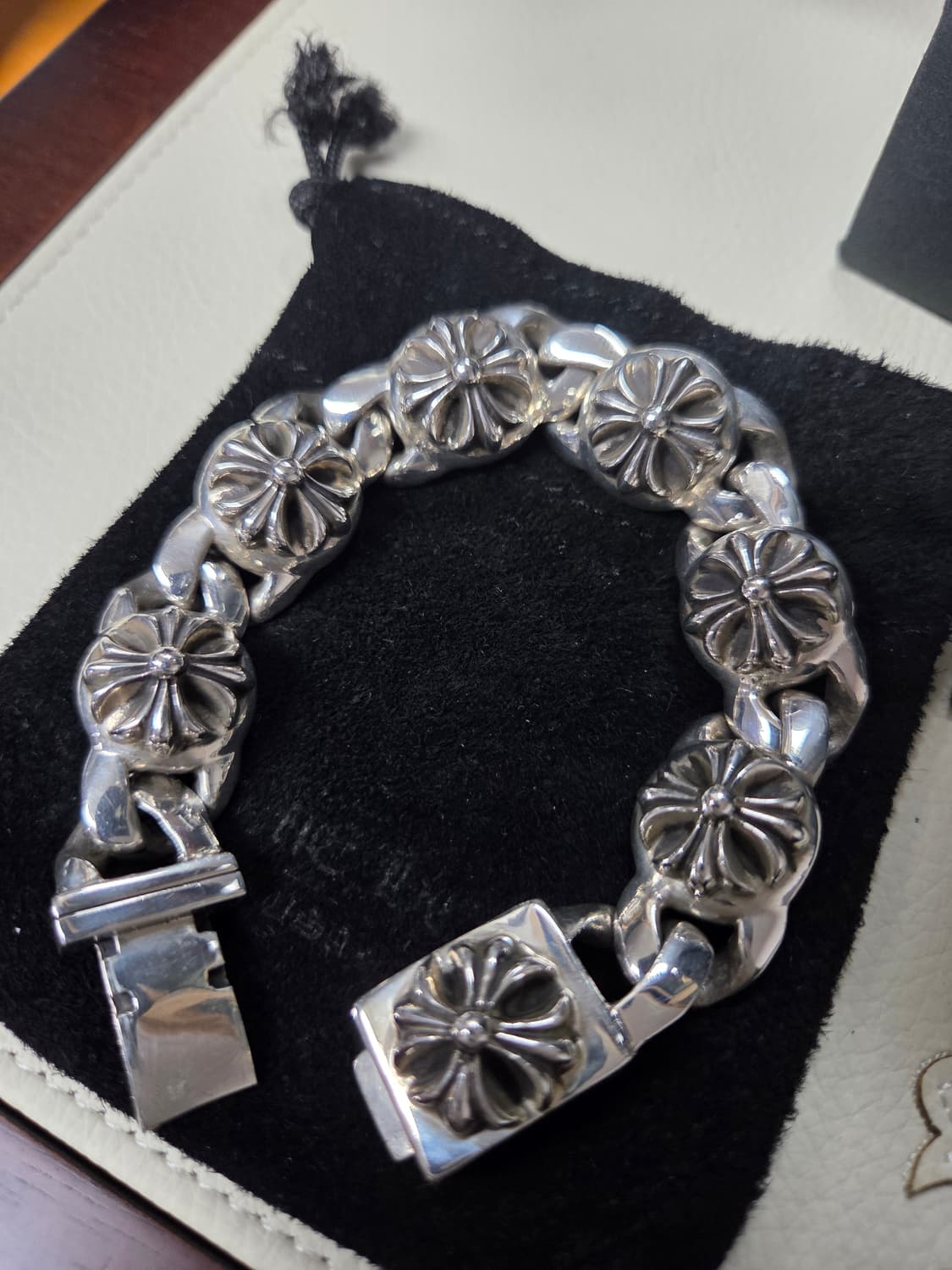 크롬하츠 크로스 링크 팔찌 상품이미지3