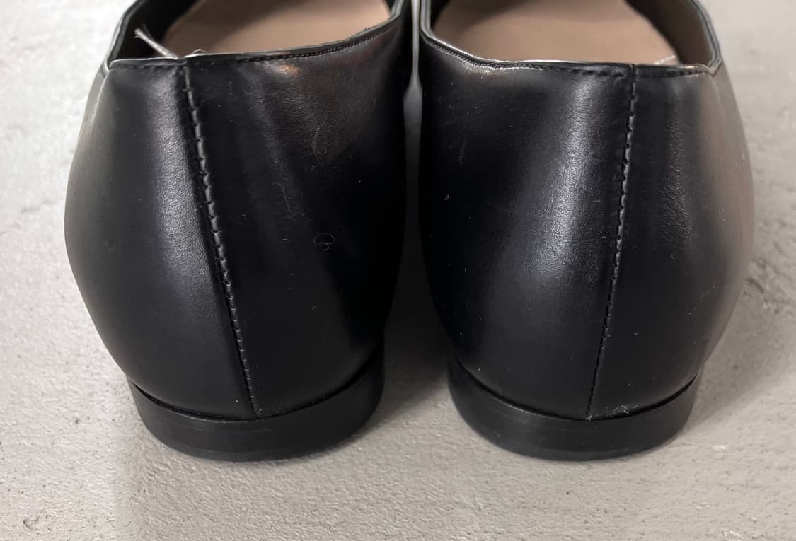 펜디 블랙 큐빅 플랫 슈즈 37 상품이미지3