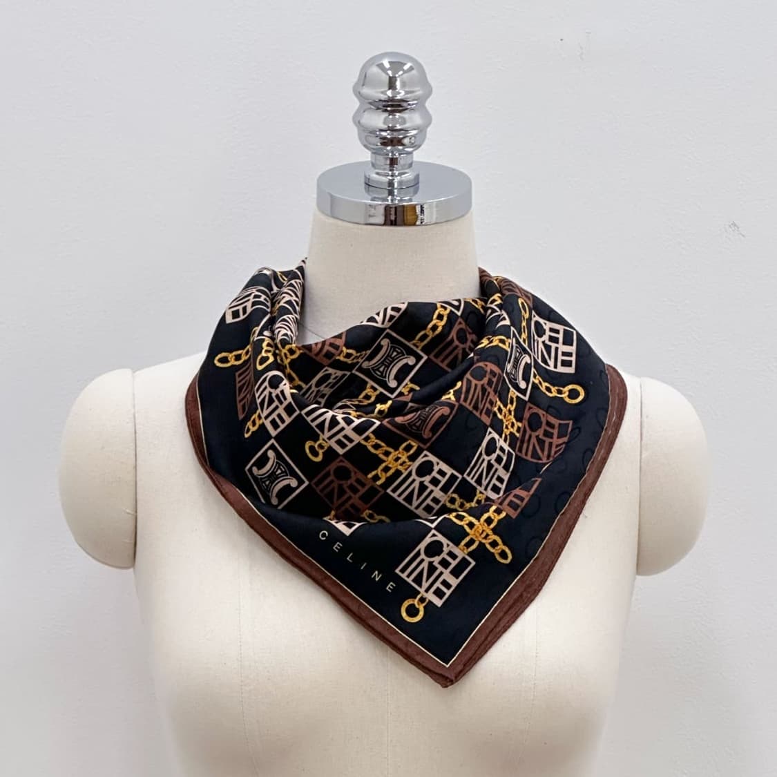 (새상품) celine / 셀린느 쁘띠스카프 손수건 상품이미지7