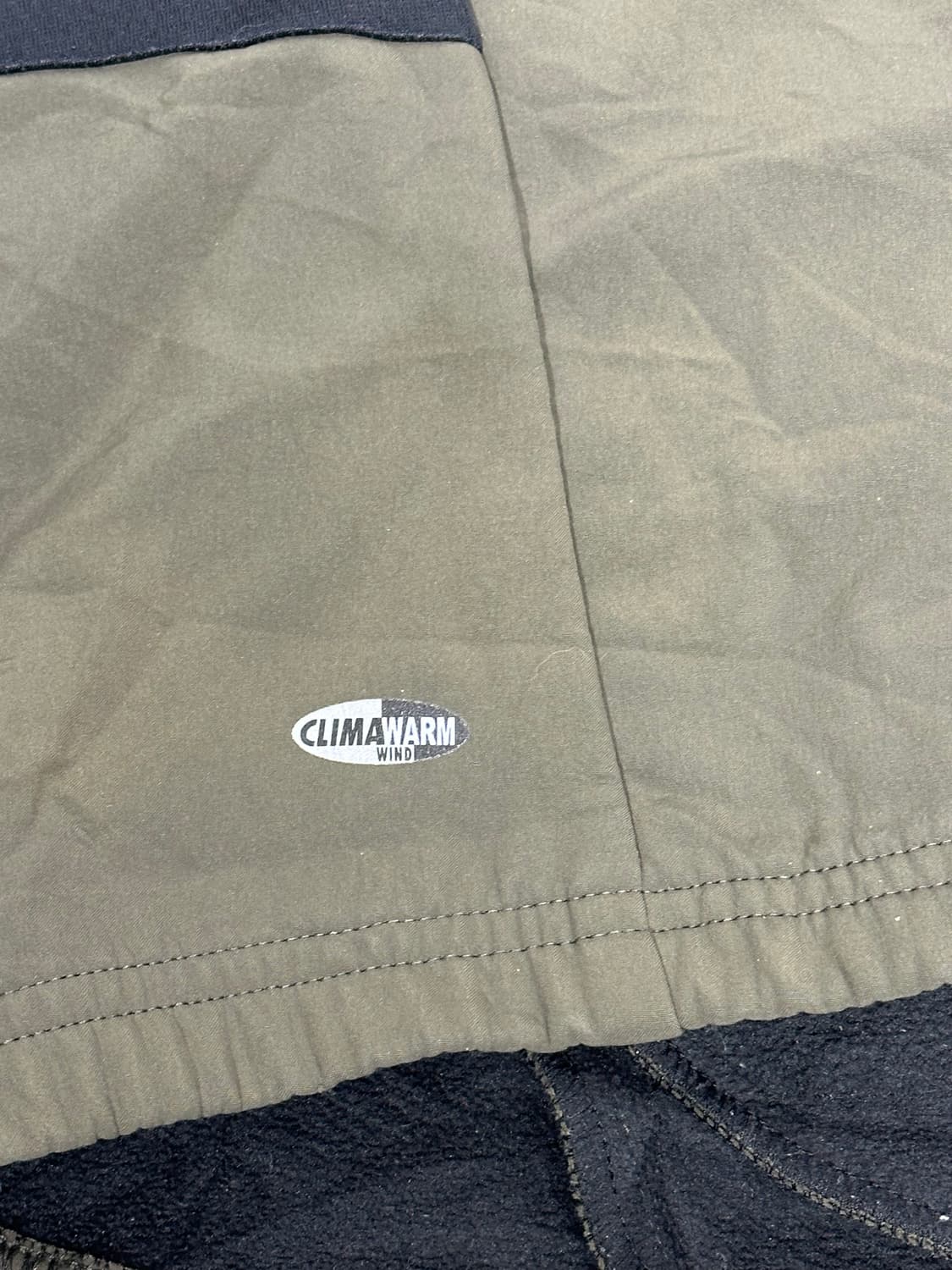 00s 아디다스 카키 블랙 바람막이 자켓 M 상품이미지8