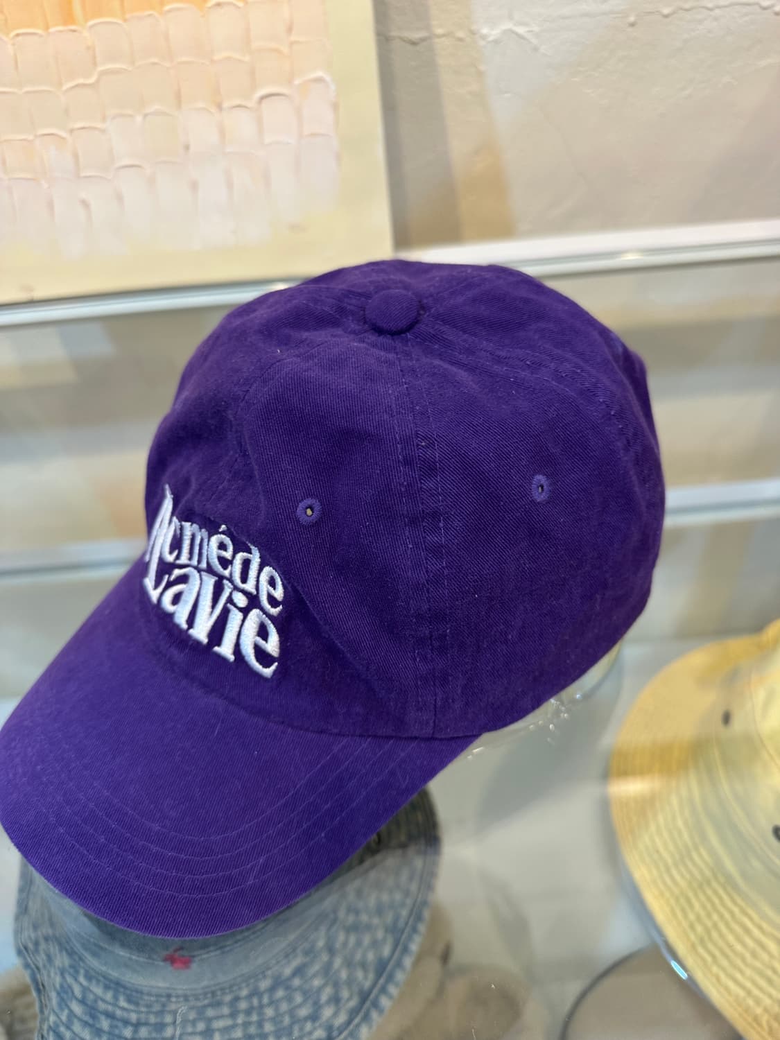 아크메드라비 그루비 로고 볼캡 퍼플 상품이미지2