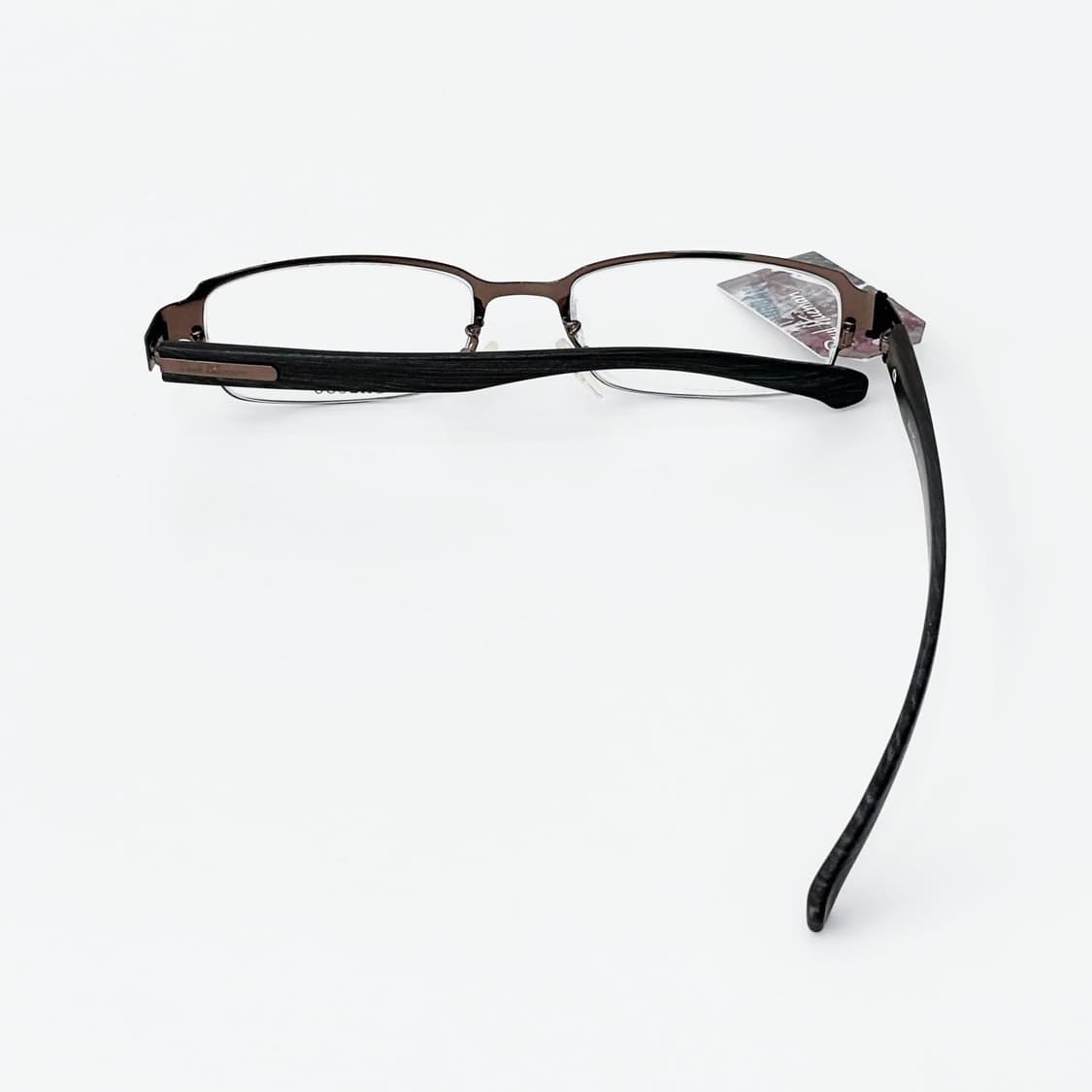 Paul Hueman 브라운 우드템플 데드스탁 빈티지안경 상품이미지5