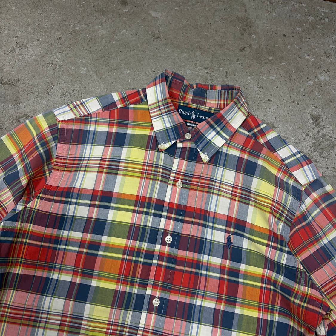 폴로 체크 반팔 셔츠[2472] 상품이미지4