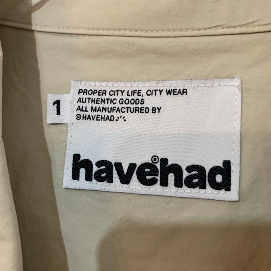 1 HAVEHAD 해브해드 시티 섬머 이지 워크 반팔 셔츠 남방 상품이미지5
