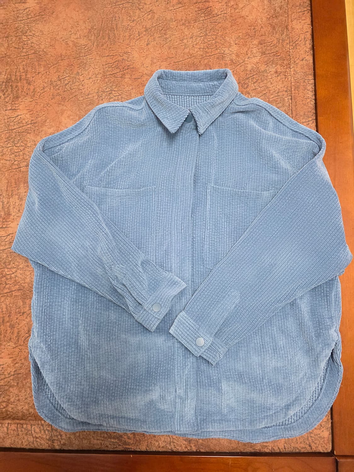 자라 오버핏 코듀로이 셔츠 L 상품이미지1