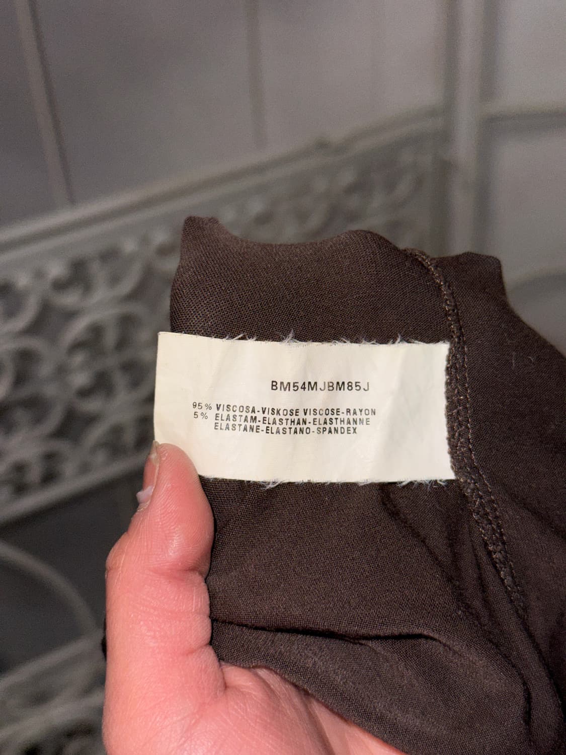 Armani Collezioni brown shirring sleeve 상품이미지7