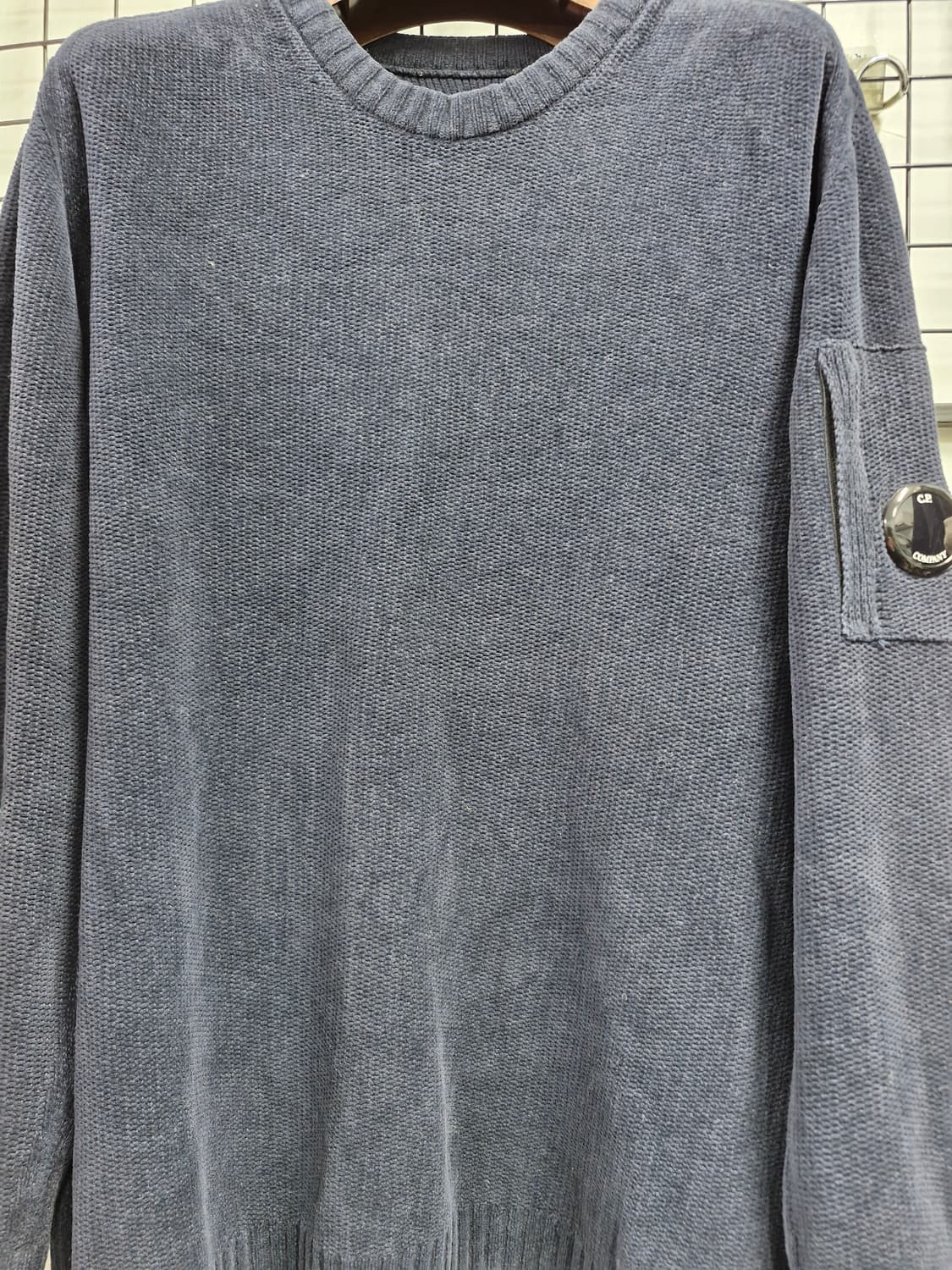 110XXL CP컴퍼니 네이비 렌즈와펜 니트 스웨터  상품이미지5