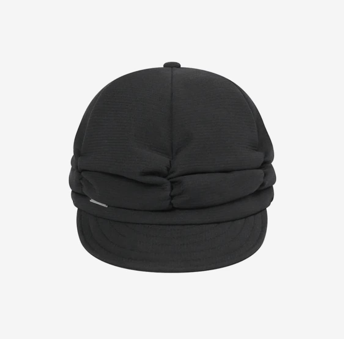 (새상품) 미세키서울 모자 Pleats shirring cap black 상품이미지1