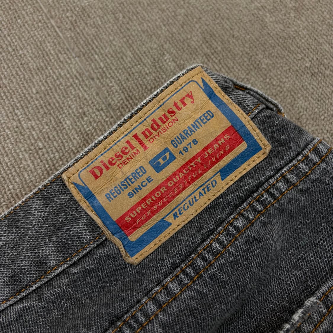 Diesel D rise 디스트레스드 와이드 진  상품이미지5