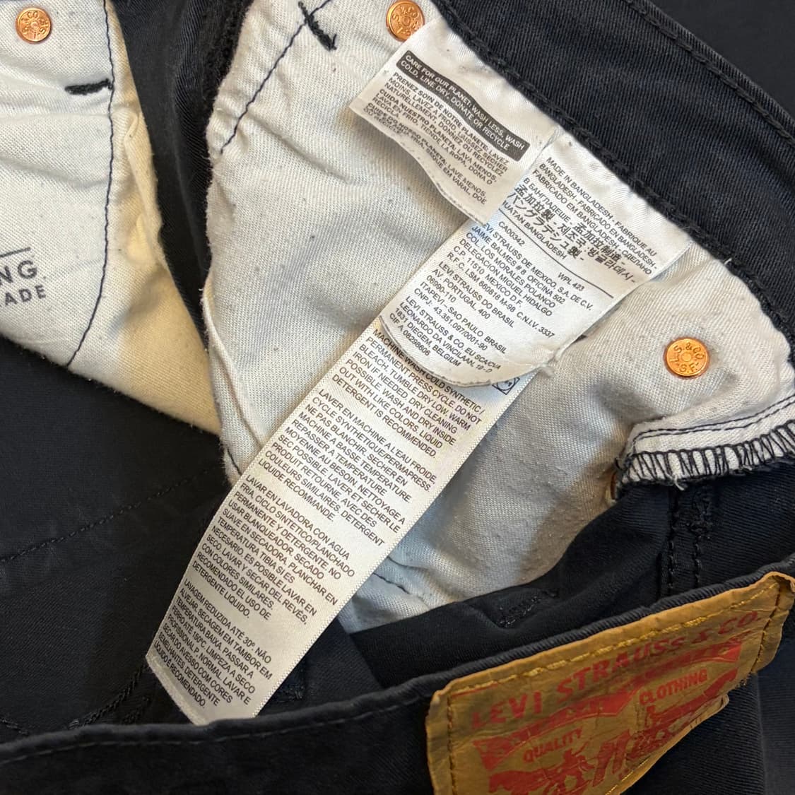 00s 미국 빈티지 리바이스 513 블랙진 청바지 상품이미지4