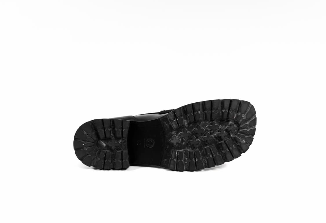 [43] 드리스 반 노튼 남성 레더 페니 스퀘어토 슬롯 로퍼 슈즈 블랙 상품이미지6