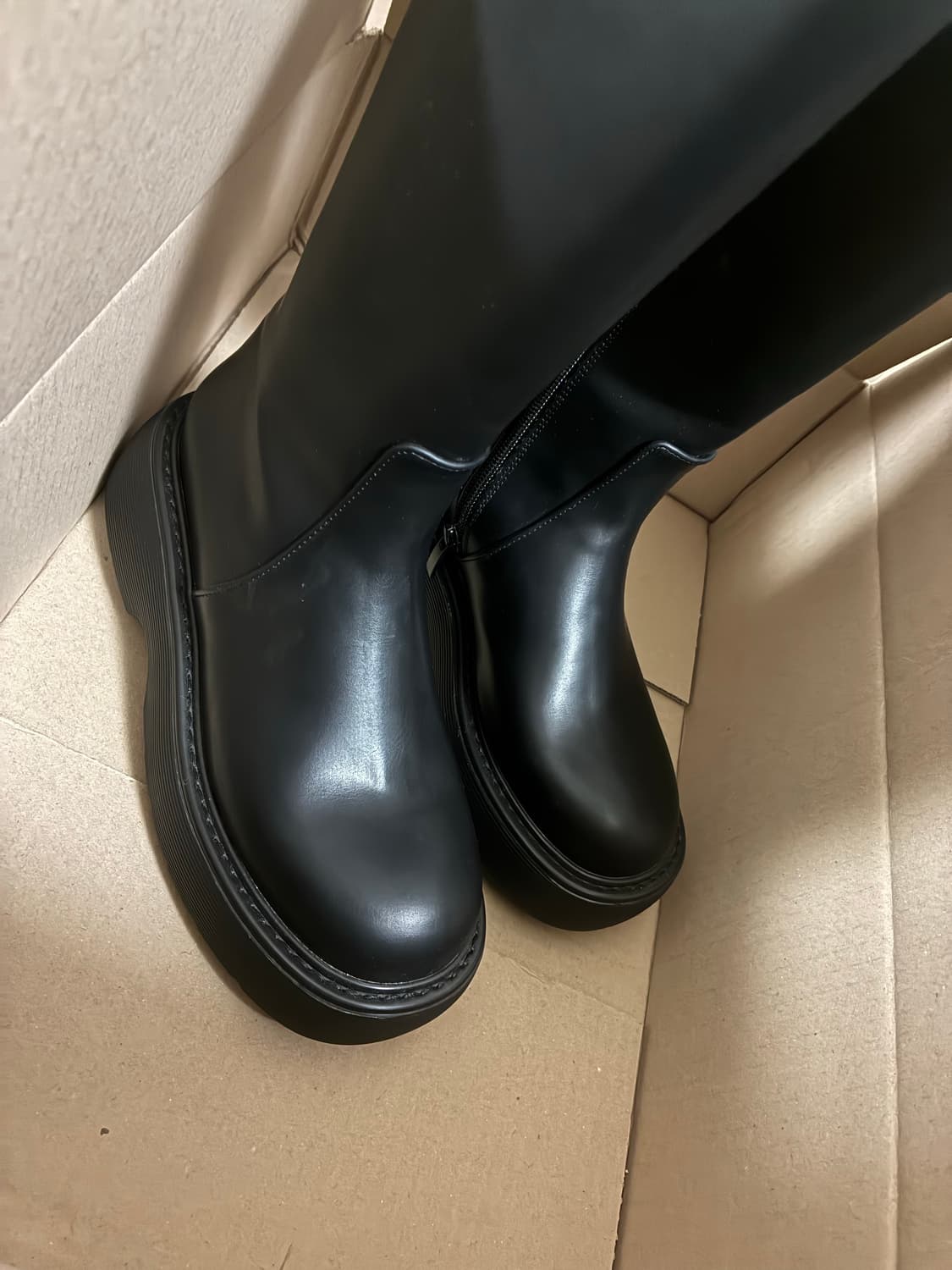 블랙업 헬킷트 플랫폼 롱부츠 230 상품이미지2