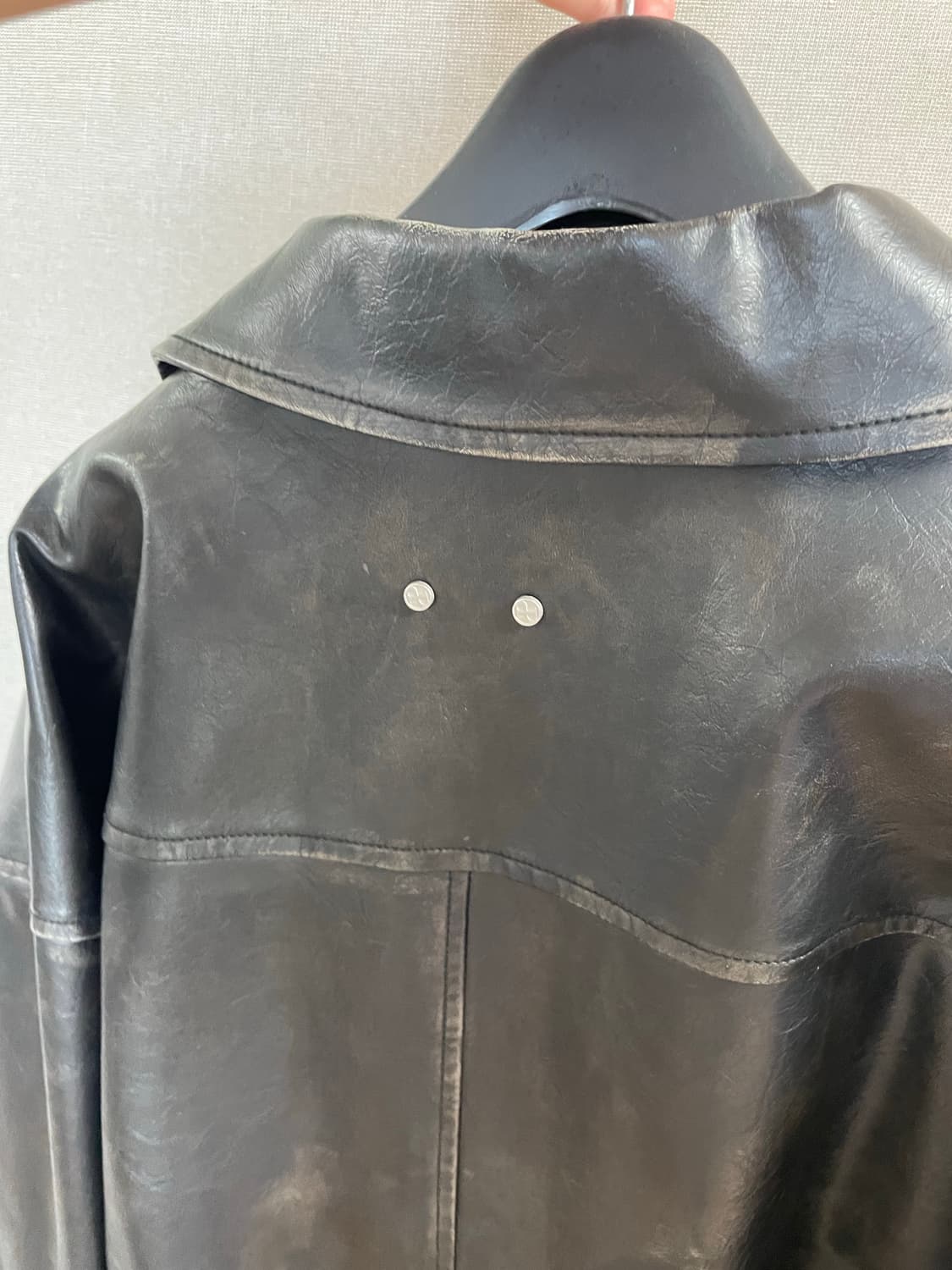 플리즈 프로젝트 비건레더 워싱 자켓 상품이미지5