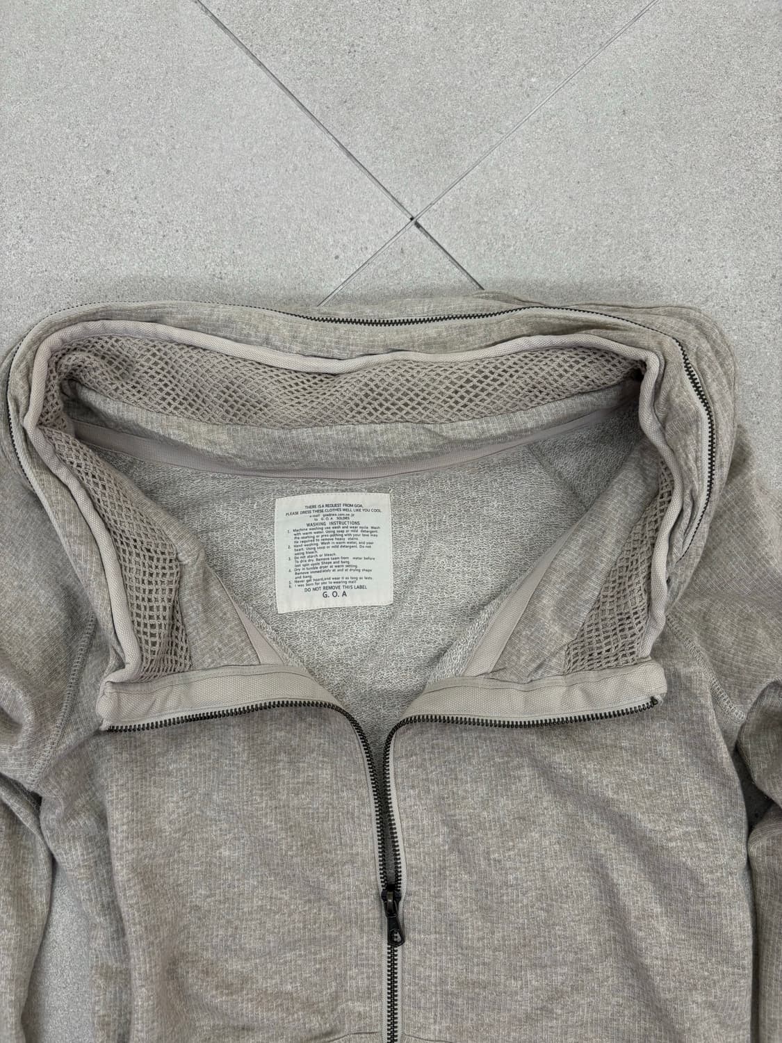 고아 베이지 집업 상품이미지5