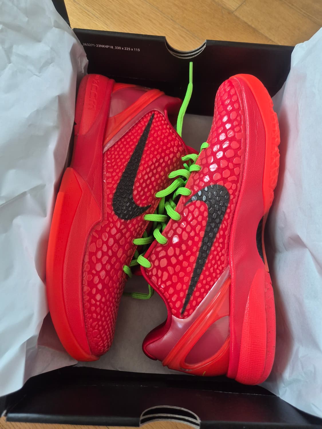 나이키 코비6 리버스그린치(280) 상품이미지4