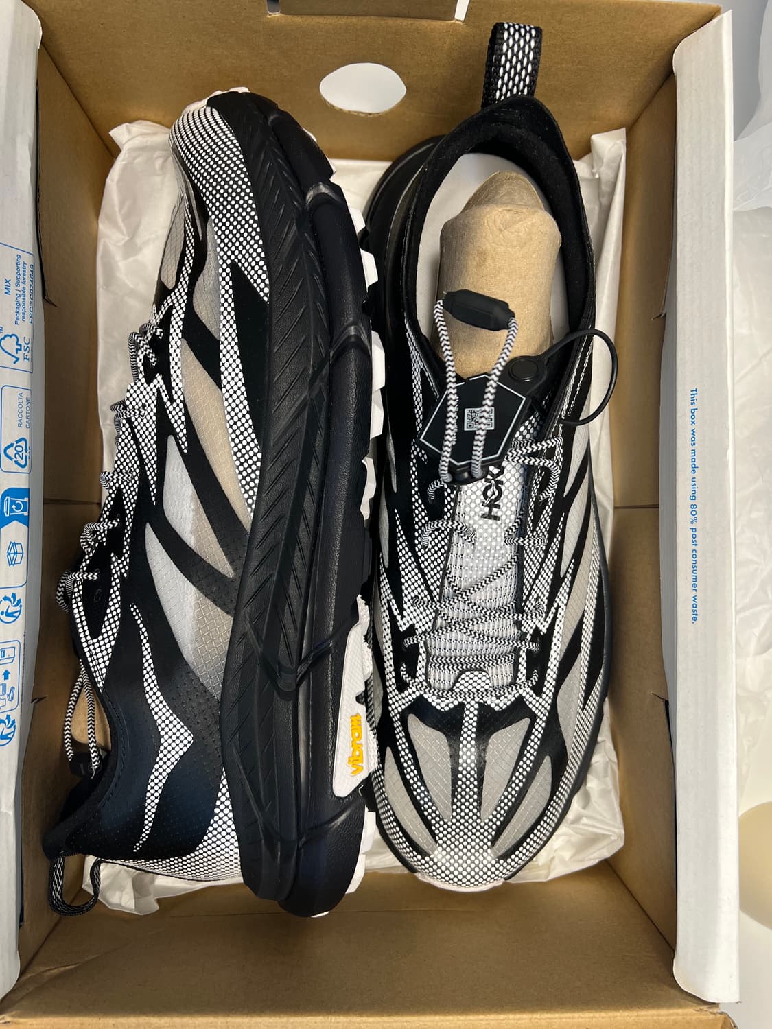 호카 마파테 스피드 4 라이트 TS 블랙 화이트 상품이미지4