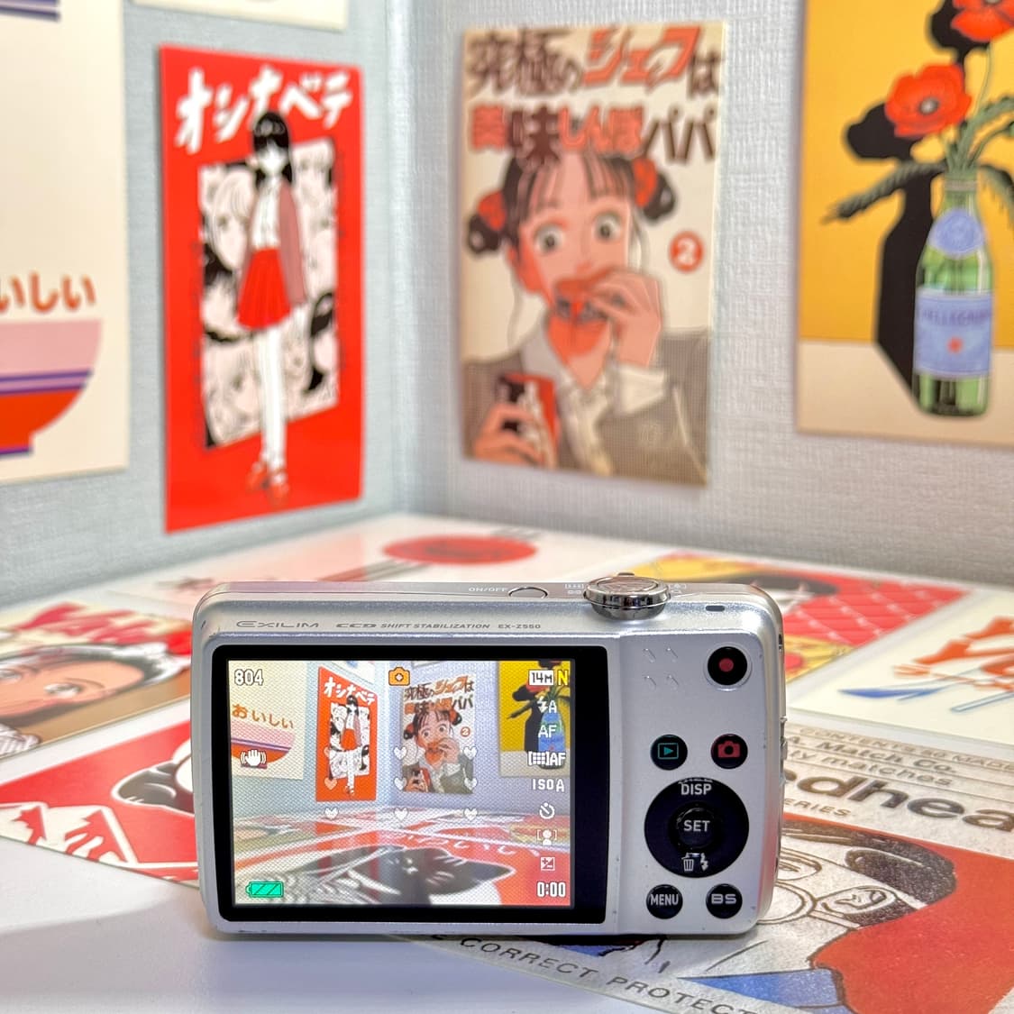 카시오 엑슬림 EX-Z550 실버 빈티지디카 상품이미지2